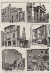 The Earthquake in South Carolina, Ruins of Charleston by English School