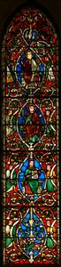 The East window depicting the Tree of Jesse