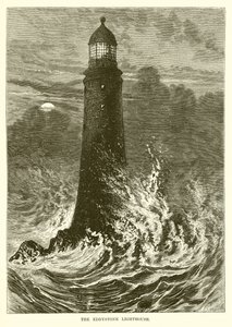 The Eddystone Lighthouse by English School