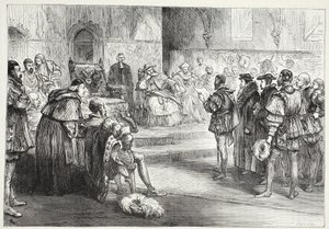 The Elector of Saxony Reading the Protest at the Diet of Spires by English School