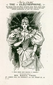 The Electrophone, July 1896 by English School