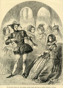 The English Jester and the Spanish Ladies During the Visit of Prince Charles to Madrid by English School