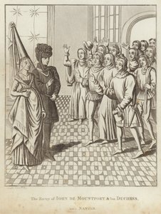 The Entry of John de Montfort & His Duchess, into Nantes by English School