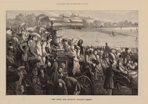 The Eton and Harrow Cricket Match by English School
