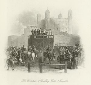 The Execution of Dudley, Earl of Leicester by English School