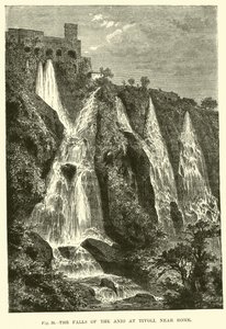 The Falls of the Anio at Tivoli, near Rome