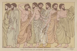 The Festival of Athene, Branchbearers by English School
