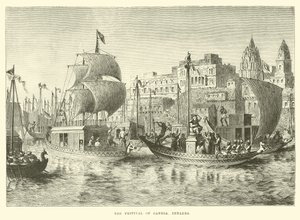 The Festival of Ganesha, Benares by English School