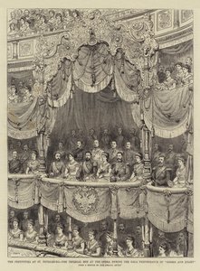 The Festivities at St Petersburg, the Imperial Box at the Opera during the Gala Performance of 