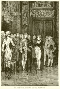 The First Consul Bonaparte and Lord Whitworth by English School