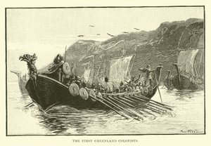 The First Greenland Colonists by English School