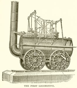 The First Locomotive by English School