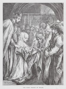 The First Prince of Wales by English School