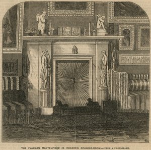 The Flaxman Mantelpiece in Rogers the Poet