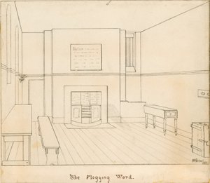 The Flogging Ward at Newgate Prison