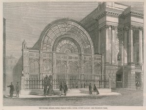 The Floral Arcade, Royal Italian Opera House, Covent Garden by English School