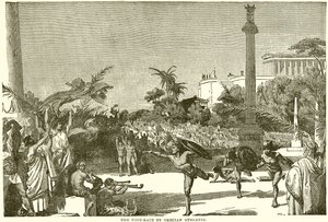 The Foot-Race by Grecian Athletes by English School