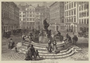 The Fountain of Raphael Donner in the Neumarkt, Vienna