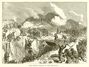 The French Attack on the Malakoff by English School