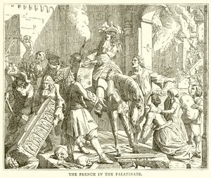 The French in the Palatinate by English School