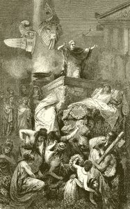 The Funeral Oration over a Roman Hero by English School