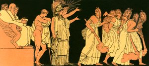 The Furies Departing by English School