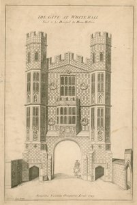 The Gate at Whitehall. Said to Be Designed by Hans Holbein