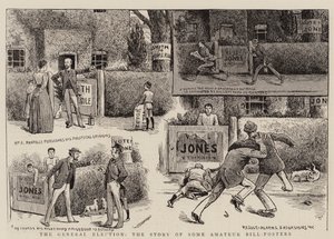 The General Election, the Story of Some Amateur Bill-Posters by English School