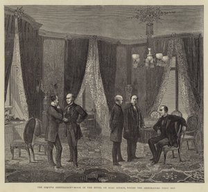 The Geneva Arbitration, Room in the Hotel de Beau Rivage, where the Arbitrators first met