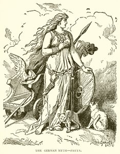The German Myth: Freya by English School