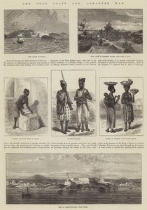 The Gold Coast and Ashantee War by English School