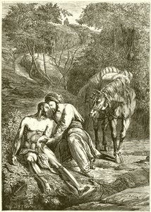 The Good Samaritan by English School