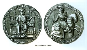 The Great Seal of Edward I by English School