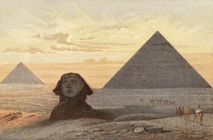 The Great Sphinx and the Pyramids of Giza