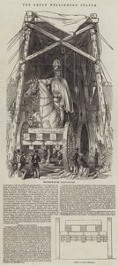 The Great Wellington Statue by English School