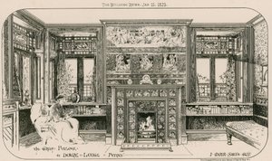 The Green Parlour at Dovne Lodge, Putney, London