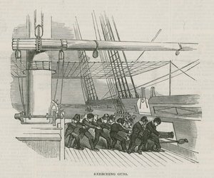 The Greenwich Royal Hospital Schools; Exercising Guns by English School