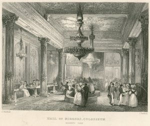 The Hall of Mirrors, Colosseum, Regents Park, London by English School