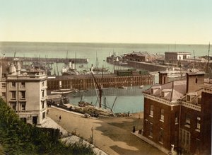 The Harbour, Folkestone by English School