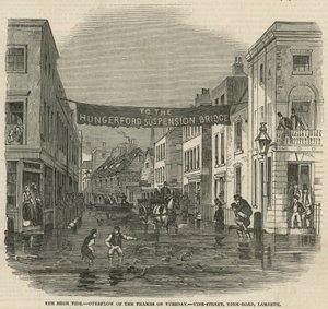 The High Tide: Overflow of the Thames on Tuesday