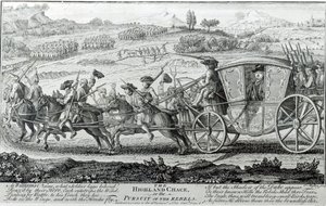 The Highland Chase, 21st February 1745 by English School