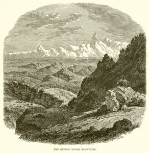 The Hindu Kush Mountains by English School