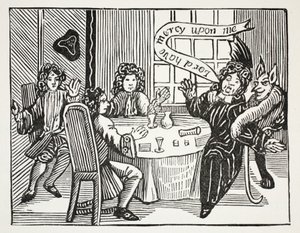 The History of Dr. John Faustus, illustration from Chap-books of the Eighteenth Century by John Ashton, pub. 1882 by English School