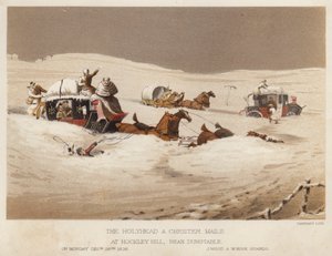 The Holyhead and Chester mails, at Hockley Hill, near Dunstable by English School
