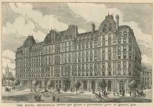 The Hotel Metropole, proposed new building in Northumberland Avenue and Whitehall Place