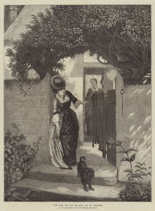 The Hour but not the Man, in the Exhibition of the New British Institution (engraving) by English School