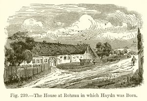 The House at Rohrau in which Haydn was Born by English School