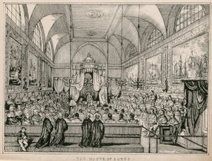 The House of Lords, Westminster, London by English School