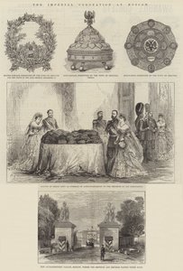 The Imperial Coronation at Moscow (engraving) by English School