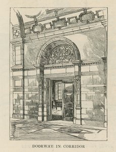 The Imperial Institute: Doorway in Corridor by English School